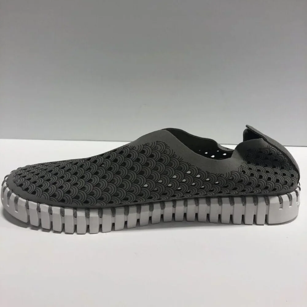 Ilse Jacobsen Women’s Tulip Slip-On Shoes Grey Size EU40 M US10